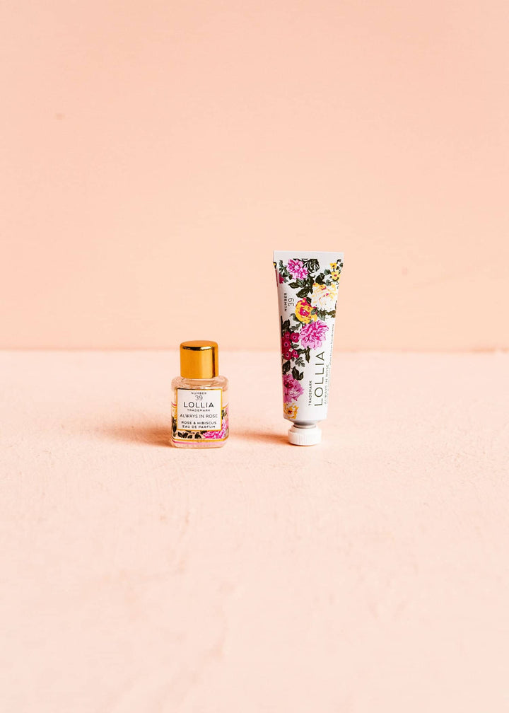 ALWAYS IN ROSE PETITE HANDCREME & LITTLE LUXE DUO