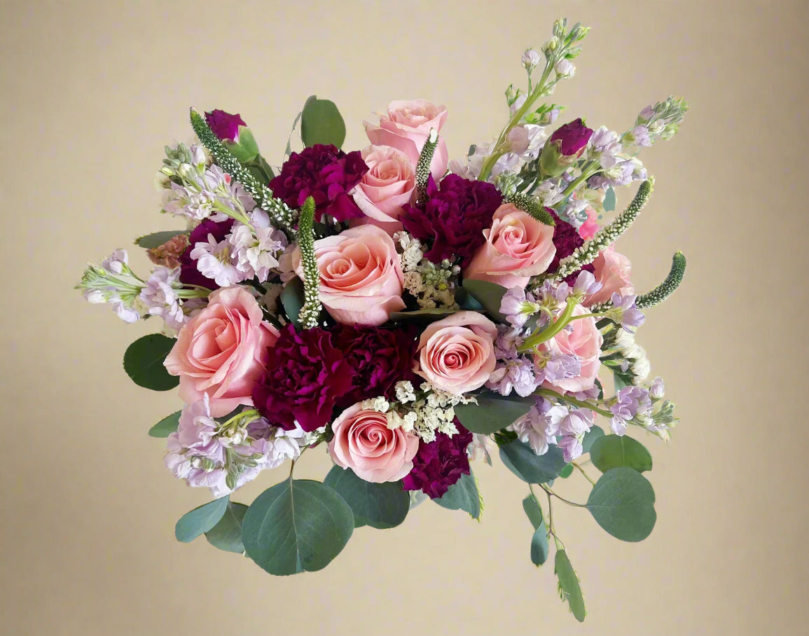 Raspberry blush bouquet