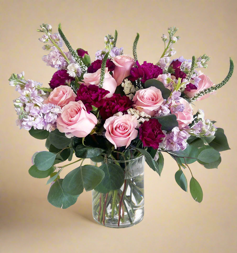 Raspberry blush bouquet