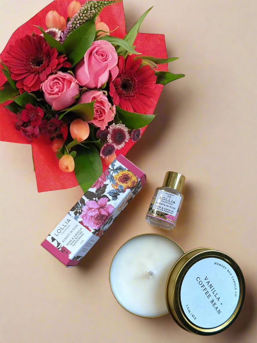 Bouquet & Perfume bundle