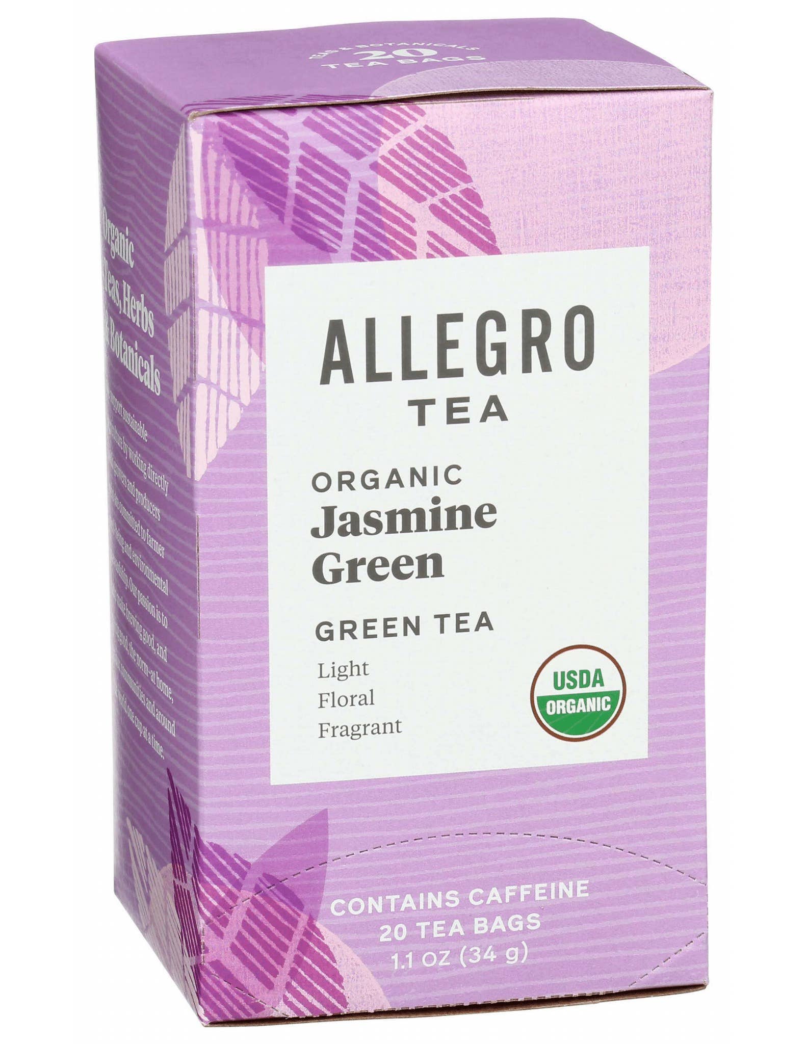 Organic Jasmine Green Tea - Limited Supply Remaining