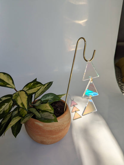 Plant Jewelry Pick: Iridescent Triangles for Houseplants