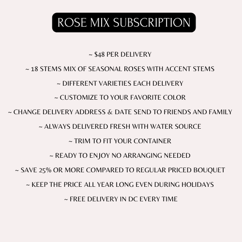 ROSE BOUQUET SUBSCRIPTION