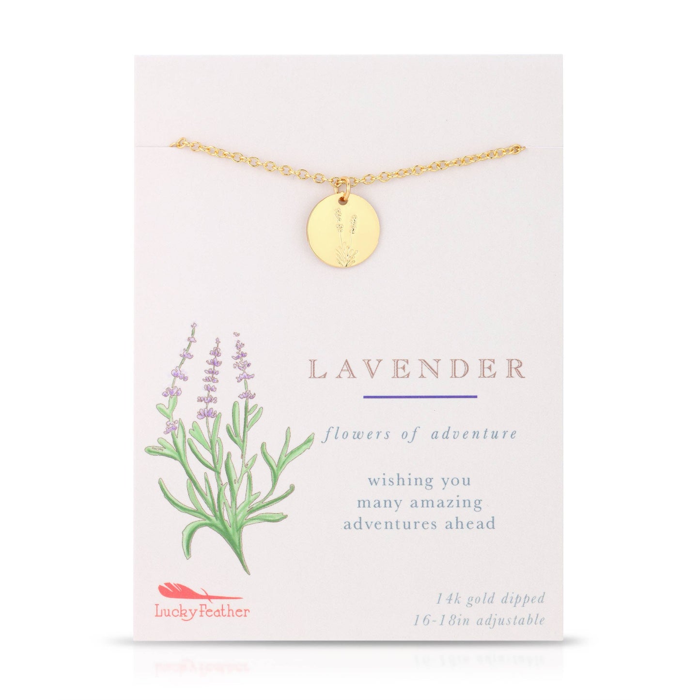 Lavender necklace - Symbol of adventure