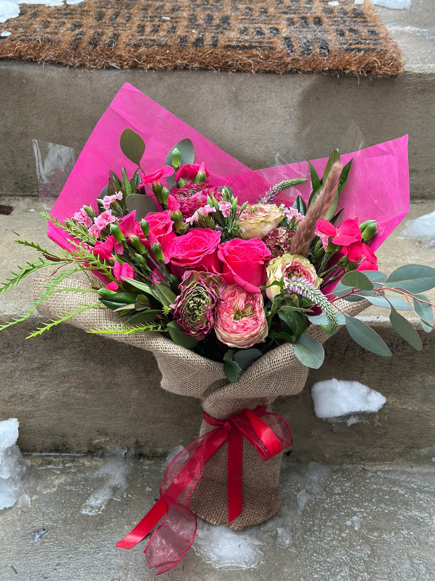 Lush Valentine bouquet