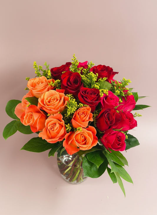 Fall rose bouquet