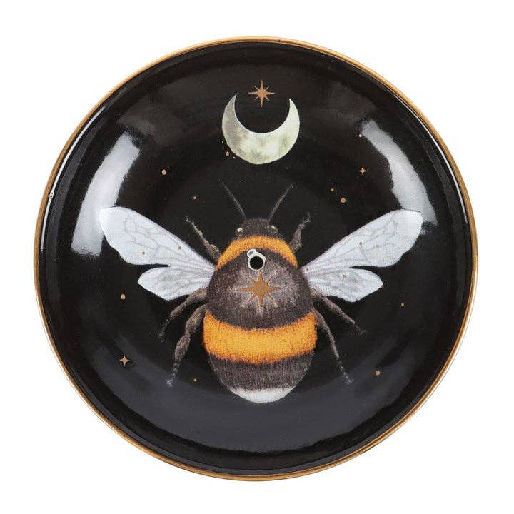 Forest Bee Ceramic Incense Plate