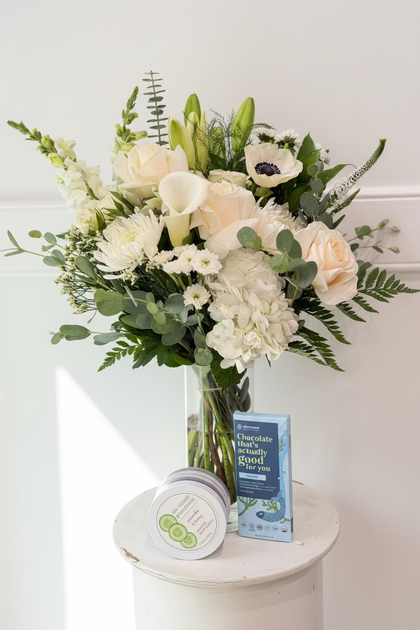 Ivory glow bouquet