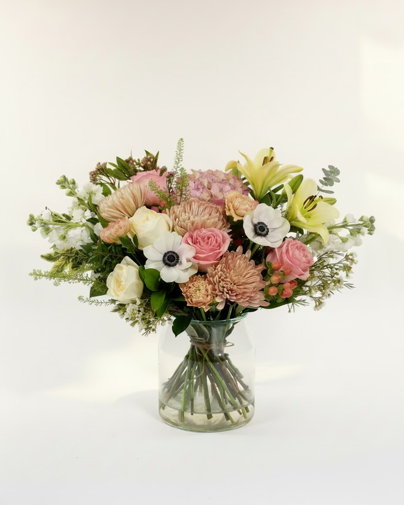 Blush Roselily bouquet