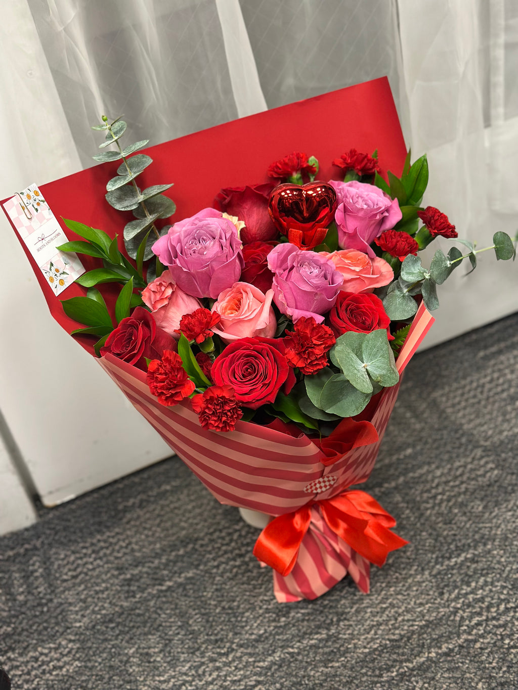 'Til forever - large blooming rose vase