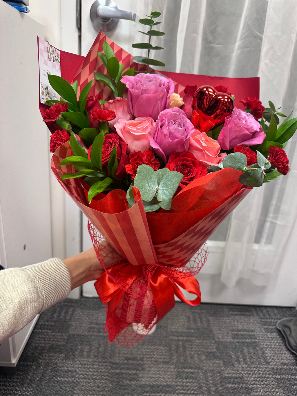 'Til forever - large blooming rose vase