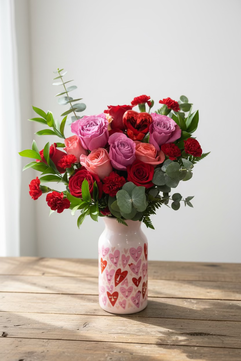 'Til forever - large blooming rose bouquet