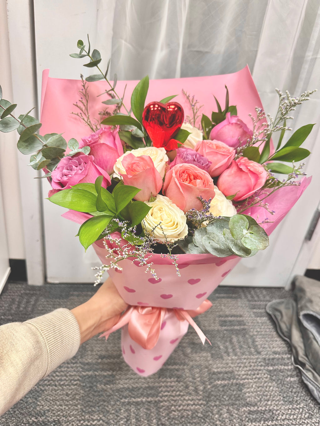 Sweet heart bouquet