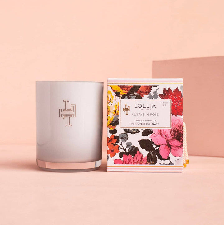 Lollia Floral scented delux candle