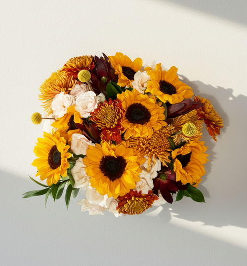 Autumn mums bouquet