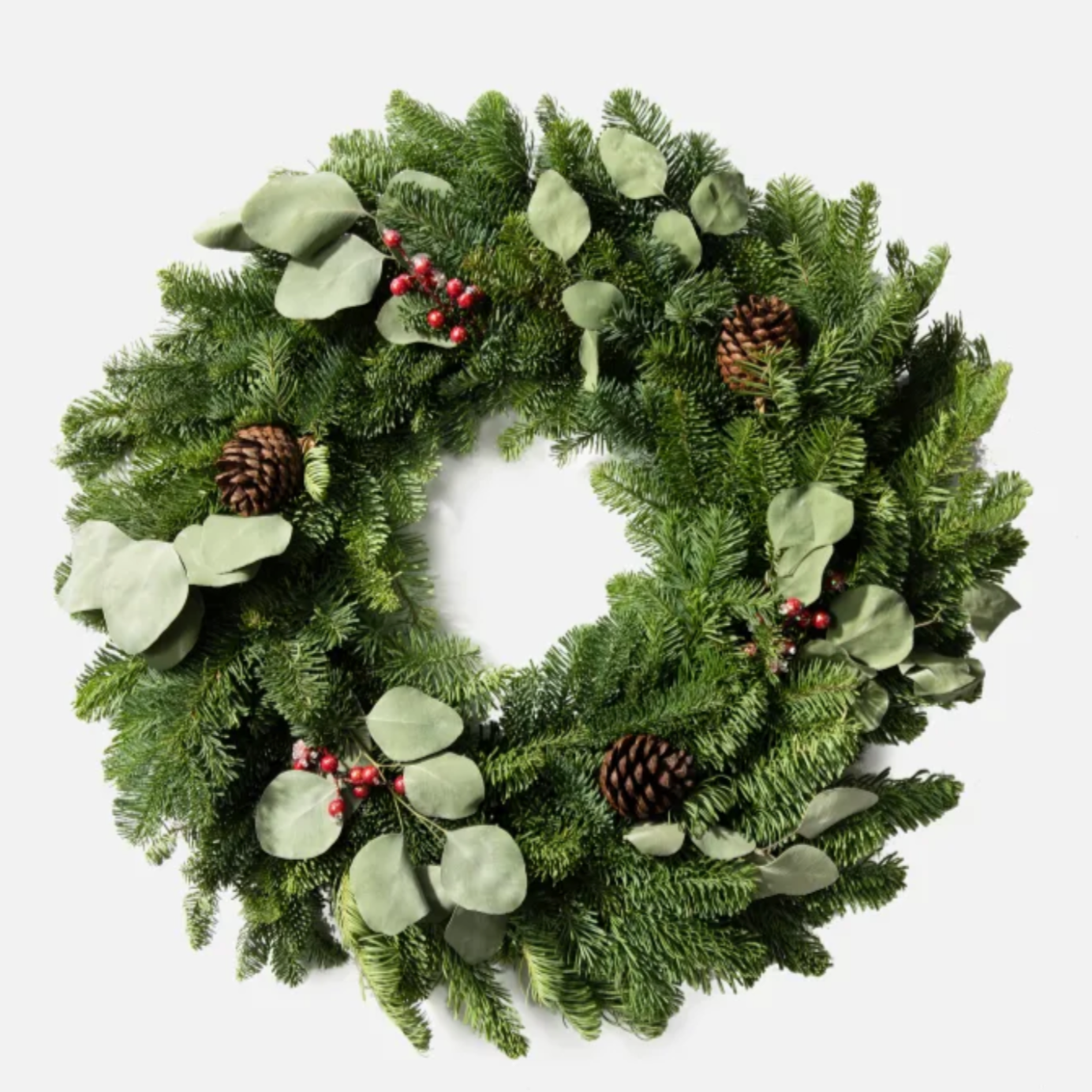 Classic Winter green wreath