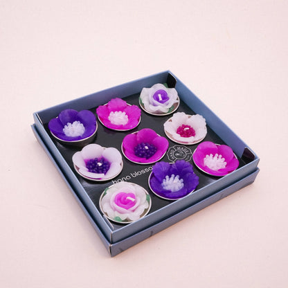 Pink Flower Scented Tealight collection