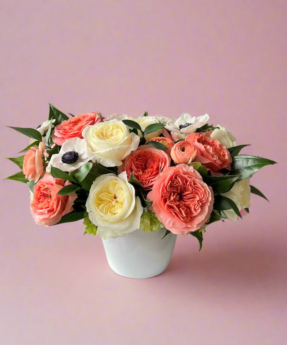 Blush bloom arrangement