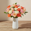 Peaches and cream rose bundle