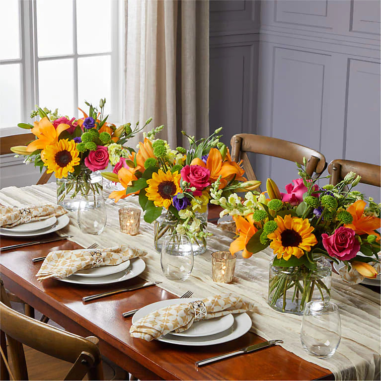 Garden table scape