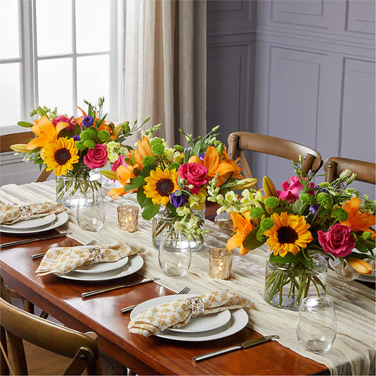 Garden table scape