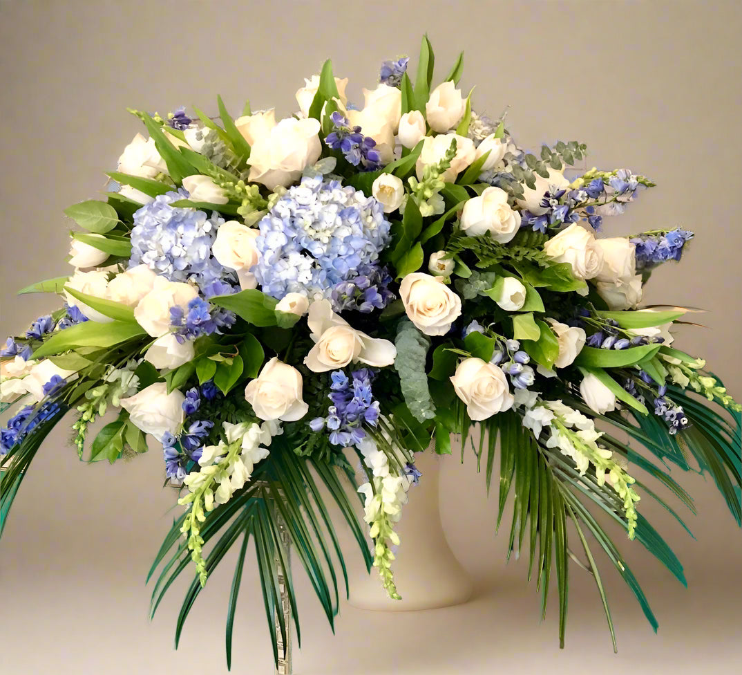 Always in our heart casket spray