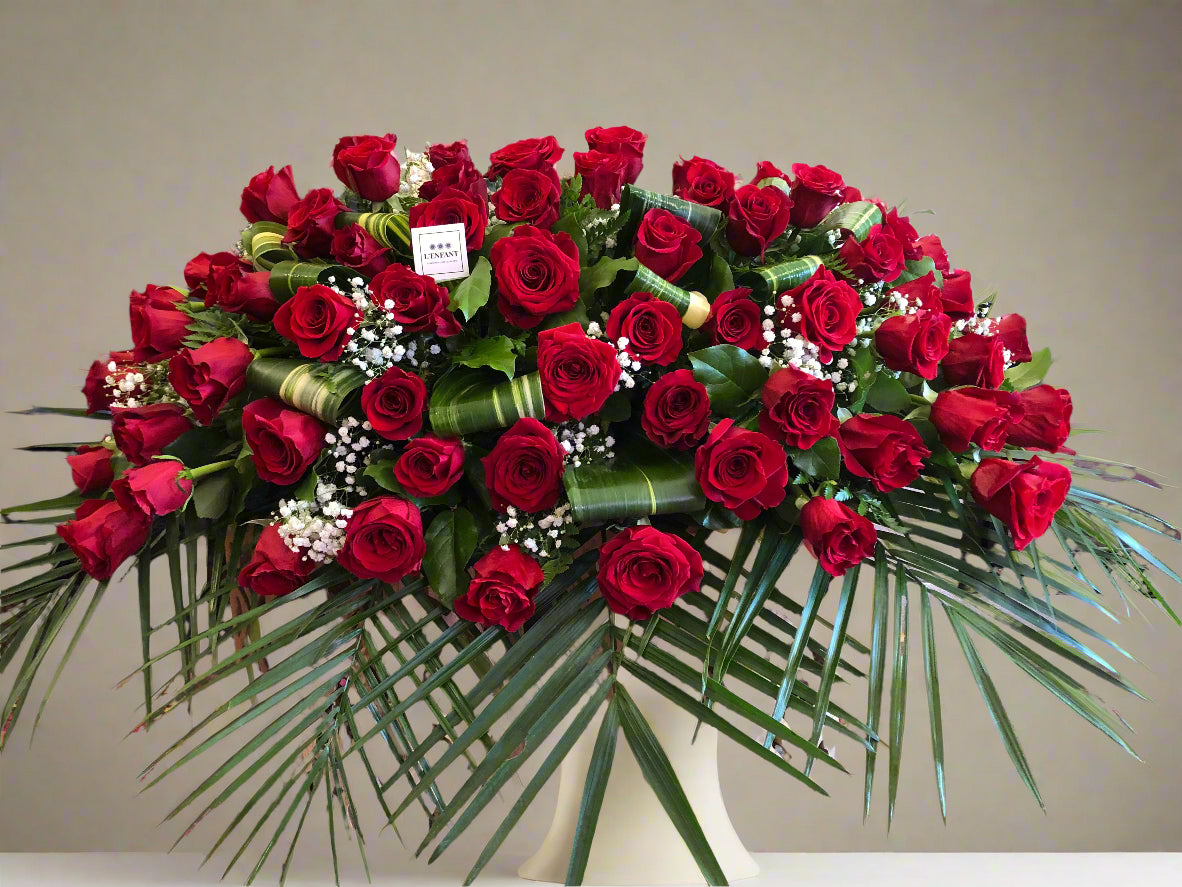 Full of love casket spray