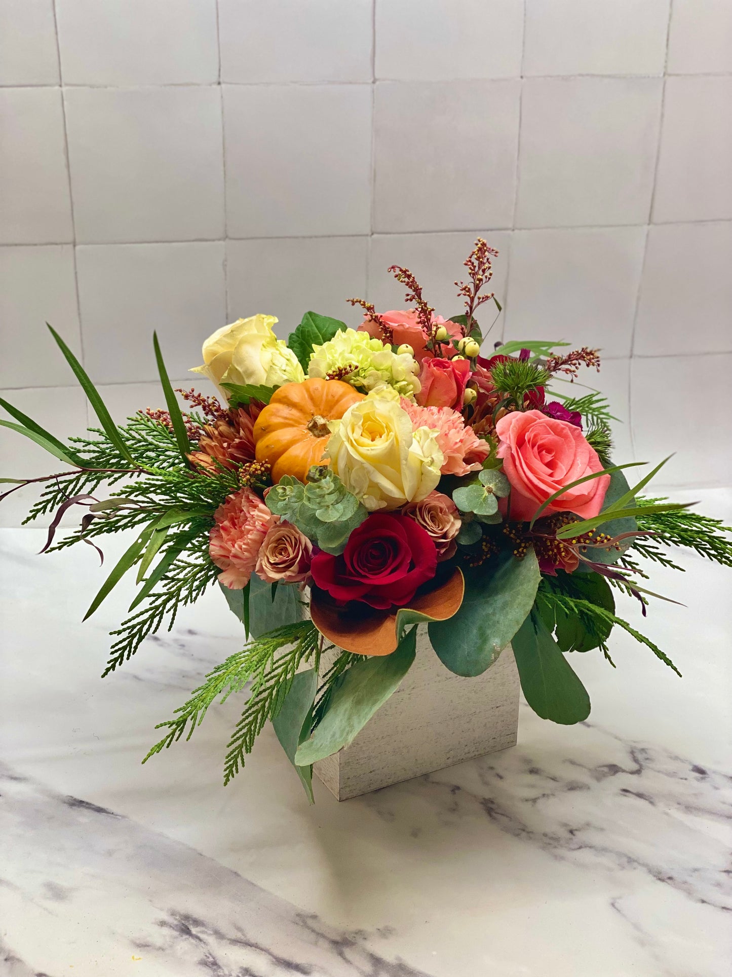 Fall harvest centerpiece