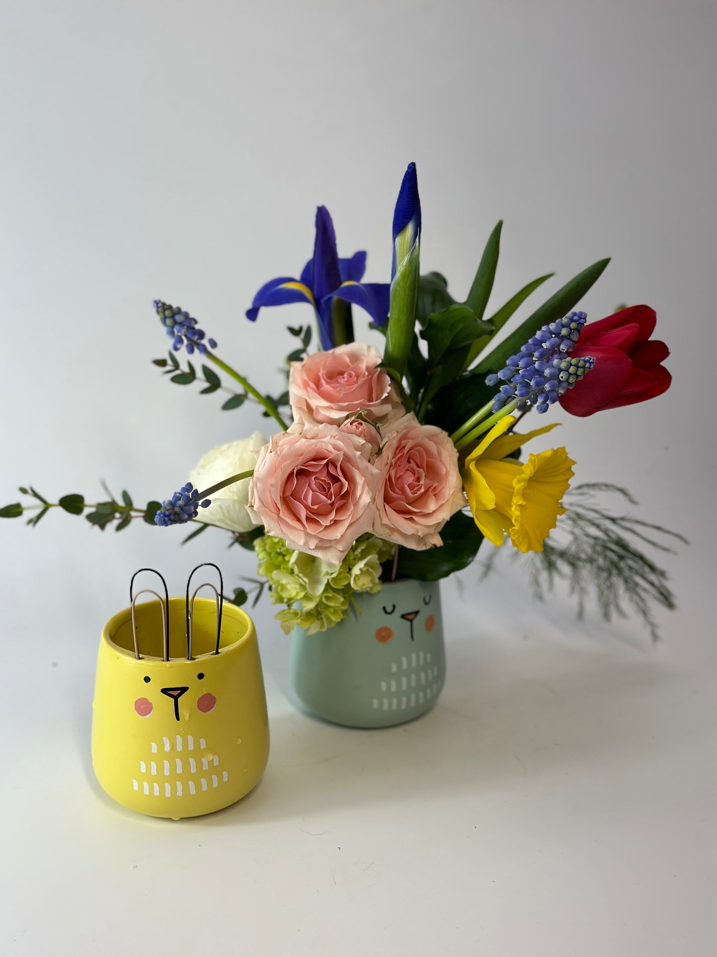 Hoppy spring centerpiece